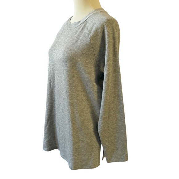 EILEEN FISHER LS TEE SHIRT ORGANIC COTTON TENCEL RAGLAN SLEEVE CREWNECK SOFT S - Picture 4 of 12
